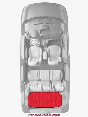 ЭВА коврики «Queen Lux» багажник для Daihatsu Terios Kid